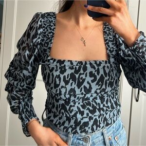 Zara Print Top